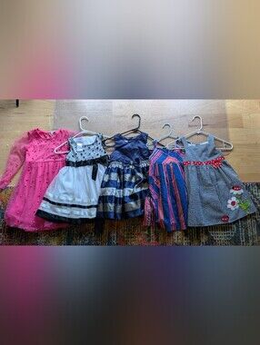 Girls 4T & 5T Dresses. Lot Of 5!